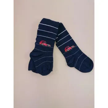 Dámské punčochy Kojenecké punčocháče Autíčko - 56-62 / tmavě modrá