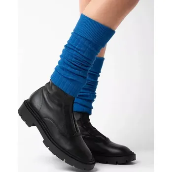 Dámské punčochy Dámské bavlněné štulpny 092 - modrá