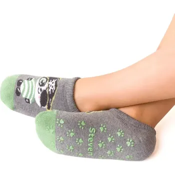 Dámské punčochy Dětské protiskluzové ťapky Pirát - 23-25 / šedá