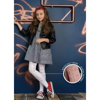 Dámské punčochy Dívčí punčochy Amara 40 DEN - 128-134 / bílá