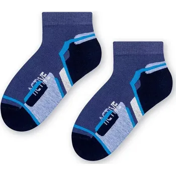 Chlapecké ponožky Active - 32-34 / jeansová