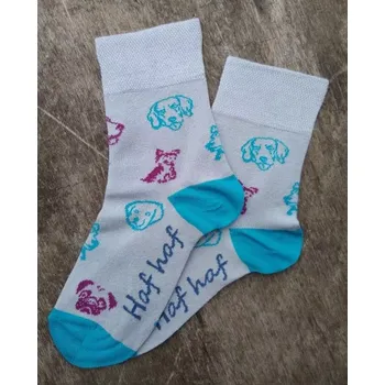 Dámské ponožky Dámské bambusové ponožky Fifinka - 37-38 / světle šedá