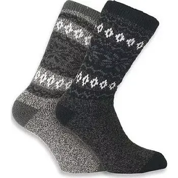 Pánské ponožky Pánské ponožky Outdoor - 2 páry - 39-42 / khaki