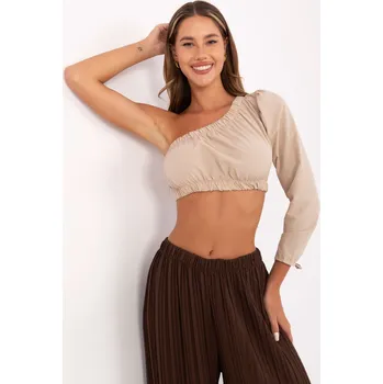 RUE PARIS Top -341-BZ-5267.03 Barva: Béžová, Velikost: M