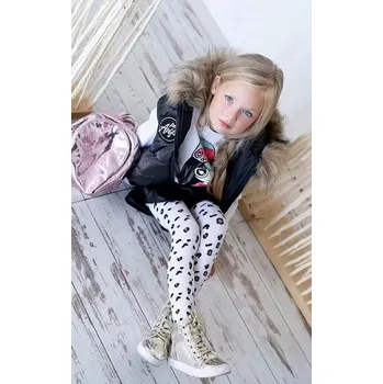 Dámské punčochy Dívčí punčocháče Sierra 40 DEN - 122-128 / pudrově růžová