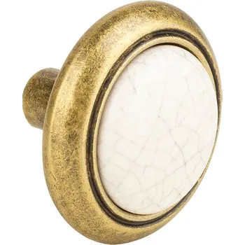 Nábytkové kování Tulip Nábytková knopka porcelánová Gipa 309012