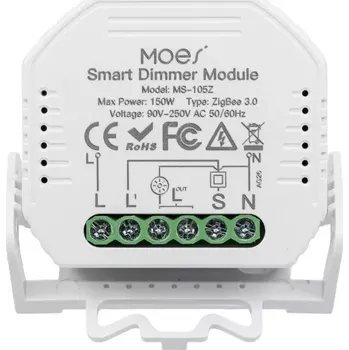 Centrální jednotka pro chytrou domácnost MOES Smart Dimmer Module - Zigbee chytrý stmívač 1