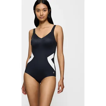 Dámské plavky Dámské jednodílné plavky Summer Allure OP černá/bílá - Triumph 38C