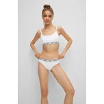 Dámská tanga Triplet Thong Stripe 3 pack 50469681 bílá - Hugo Boss M bílá