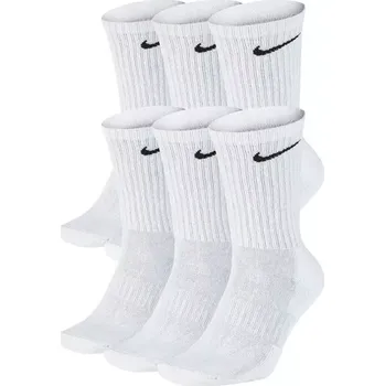 Pánské termo ponožky Ponožky Nike Everyday Cushion Crew 6Pak SX7666-100 42 - 46