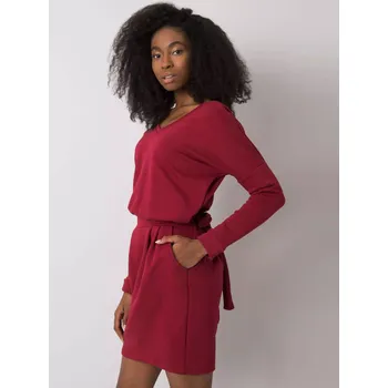 Dámské šaty Šaty RV SK 6037.18X kaštanová M