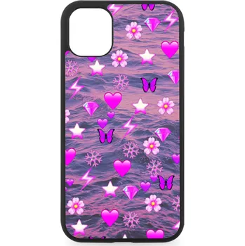 Náhradní kryt pro mobilní telefon Kryt na mobil iPhone purple emoji iPhone: 16e