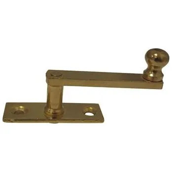 Okenní klika Okenní obrtlík na hranaté podložce, 17 mm, mosaz leštěná