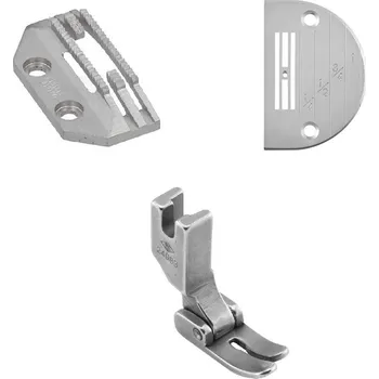 Příslušenství k šicímu stroji SET patka, podavač, stehová deska na lehké materiály Texi, Zoje