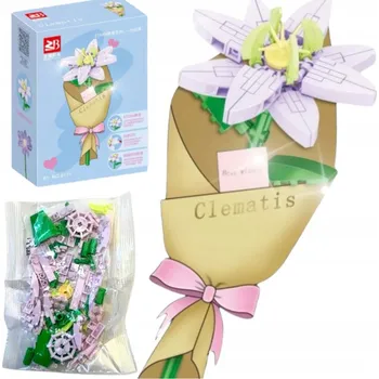 ostatní stavebnice STAVEBNICE KVĚTINOVÁ STAVEBNICE KREATIVNÍ SKLÁDAČKA 90 DÍLKŮ KE DNI ŽEN