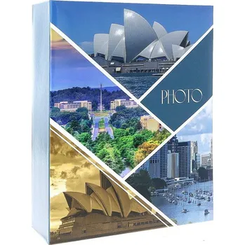 Fotoalbum Fotoalbum 10x15/304 bez popisu Gedeon TRAVEL VIEW, tm.modrý bok