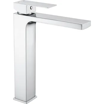 Vodovodní baterie Laveo - Kvadrato - stojánková umyvadlová baterie na desku, chrom BLQ_02ND