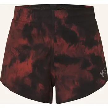 Dámské kraťasy Y-3 Dámské Běžecké Šortky 2V1, tmavě červená / černá, 34