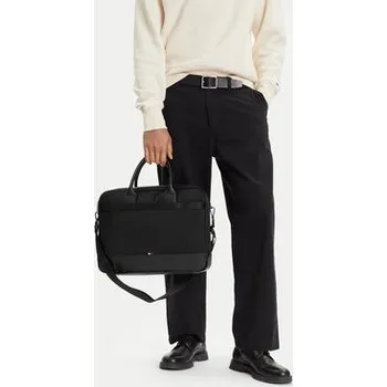 brašna na notebook Brašna na notebook Tommy Hilfiger Th Nylon Travel Computer Bag AM0AM13470 Černá OS