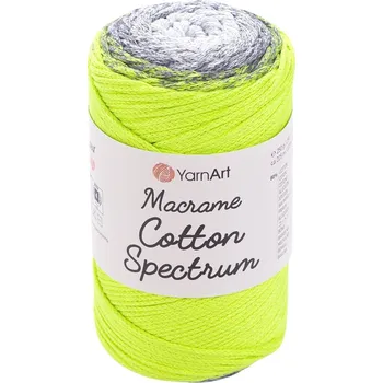 Příze Yarn Art Macrame Cotton Spectrum 225 m 1326 Neon Green Šňůra