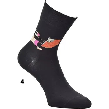 Dámské punčochy Dámské ponožky Lea - 35-38 / černá (04)