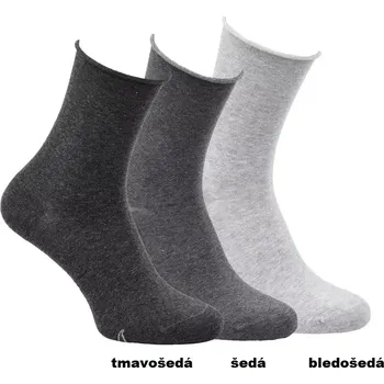 Dámské punčochy Dospělé bavlněné ponožky bez gumičky - 39-42 / šedá