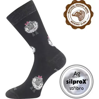 Dámské ponožky Dámské ponožky Vlněnka - 35-38 / černá