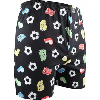 Trenýrky Pánské trenýrky Futbal - 2XL / černá