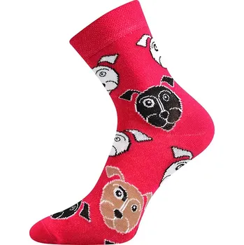 Dámské punčochy Dámské ponožky Funny Dog - 35-38 / černá