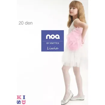Dámské punčochy Dětské punčocháče Liwia 20 DEN - 116-122 / bílá