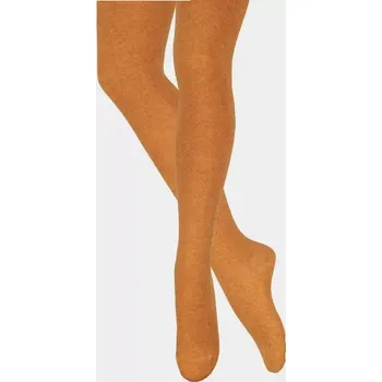 Dámské oblečení Dětské punčocháče Basic - 104-110 / oranžový melír