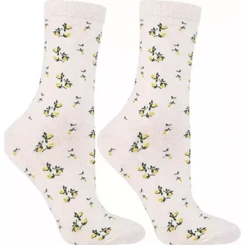 Dámské oblečení Dámské ponožky CSL250-051 - 35-38 / béžový melír