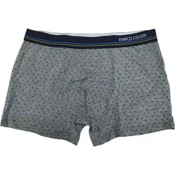 Boxerky Pánské bavlněné boxerky EB 1720 - XL / šedá
