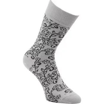 Dámské ponožky Dámské ponožky Garden - 35-38 / světle šedá