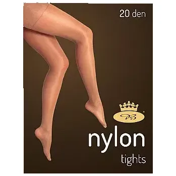 Dámské punčochy Dámské punčocháče Nylon Tights 20 DEN - 4 (L) / bílá