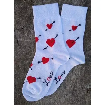 Dámské punčochy Dámské ponožky Amora - 36-38 / bílá