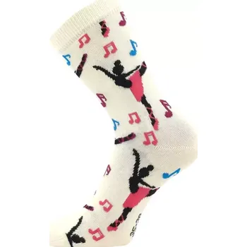 Dámské punčochy Dívčí ponožky Baletka - 35-38 / smetanová