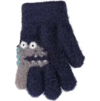 Rukavice Chlapecké pletené rukavice R-216 - 14 / tmavě modrá