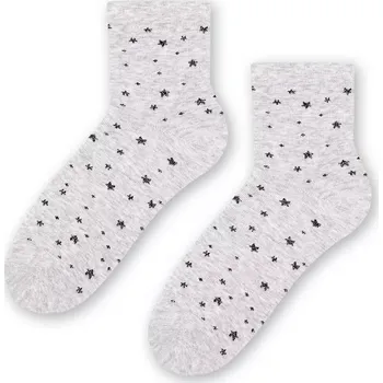 Dámské punčochy Dámské ponožky Lurex Stars - 38-40 / světle šedá