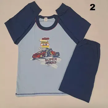 Chlapecké oblečení Chlapecké pyžamo Crazy Car dlouhé - 122 / tmavě modrá (02)