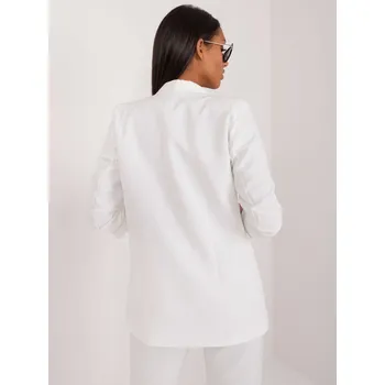 Och Bella Sako TW-ZT-BI-24155a.01X s nařasenými rukávy Barva: Bílá, Velikost: L