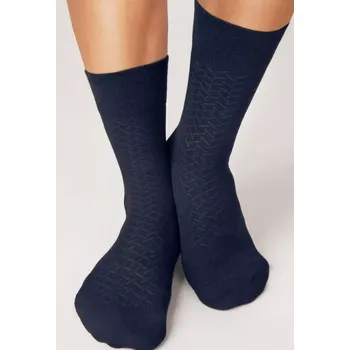 Pánské ponožky Pánské bambusové ponožky Edward - 39-42 / tmavě modrá