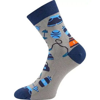 Pánské ponožky Pánské ponožky Devive Gym - 39-42 / šedá