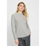 Olsen dámská mikina se vzorem 11201672 10051 Šedá 38