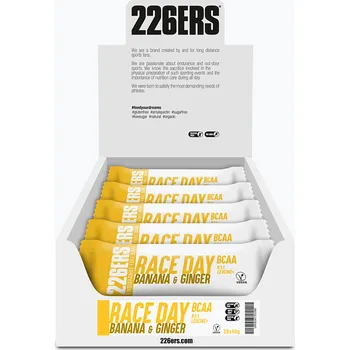 226ERS BCAA Race Day energy bar set 30 ks. x 40 g banán/zázvor