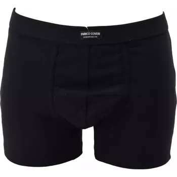 Boxerky Pánské bavlněné boxerky EB 1002 - XL / černá