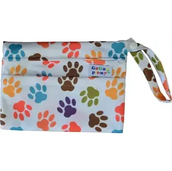 Kosmetická taška GaGa's Nepromokavá taštička Packy (8594197442627)