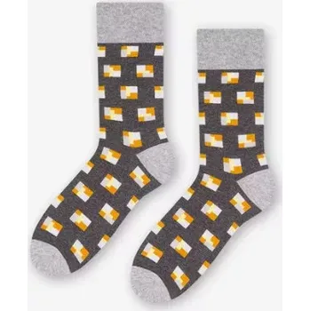Pánské ponožky Pánské ponožky Blocks - 43-46 / šedá