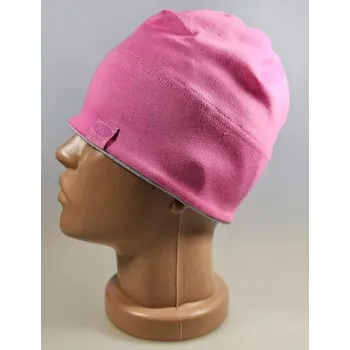 Čepice Jednobarevná čepice krátká - 48-50 / růžová