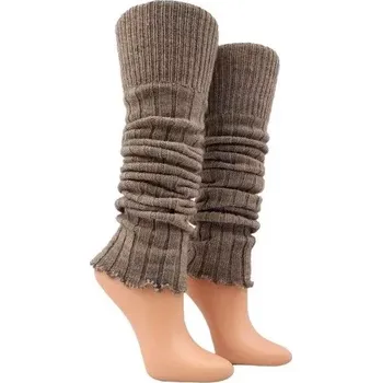 Dámské punčochy Dámské vlněné stulpny C - hnědá